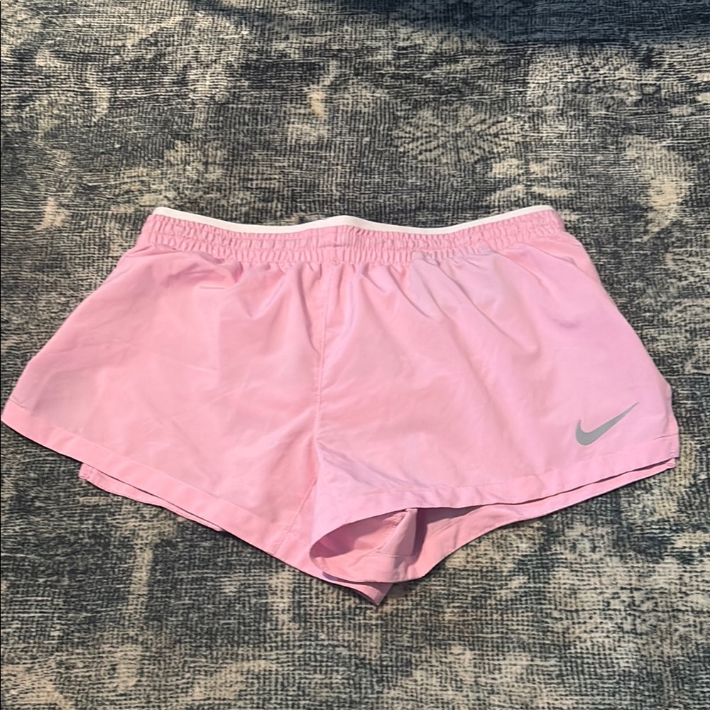 Nike Pink Athletic Shorts Lightweight Breathable